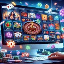 Multi-monitor setup showing live blackjack and football scoreboard on cahayatoto slot
