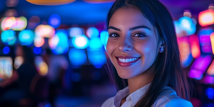 Live dealer bust scenario in Infinite Blackjack at cahayatoto slot